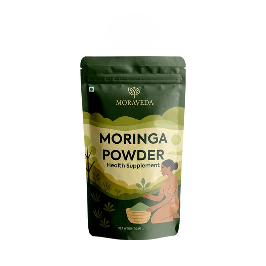 Moraveda Pure Moringa Leaf Powder – Daily Green Nutrition Supplement